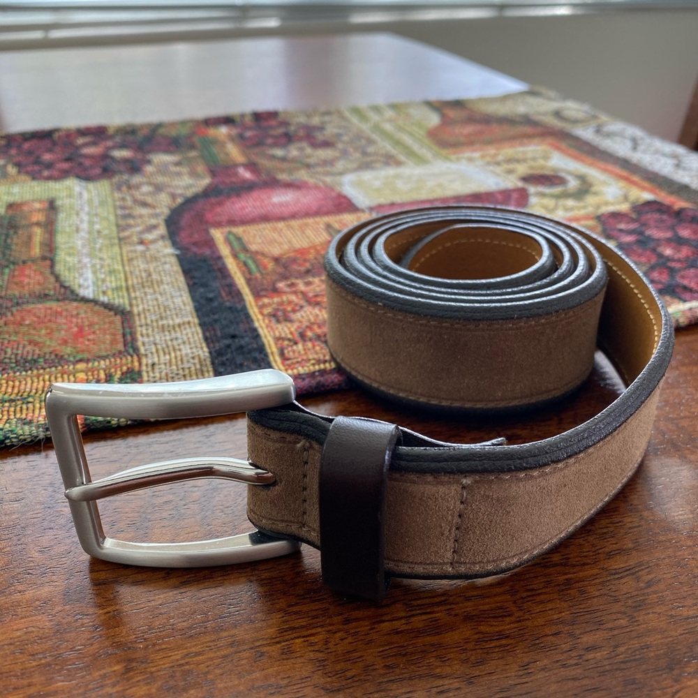 Johnston & Murphy Suede Belt